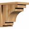 Ekena Millwork Mediterranean Rough Sawn Corbel w/Backplate, Western Red Cedar, 8"W x 12"D x 12"H COR08X12X12MED01RWR - alternate 1